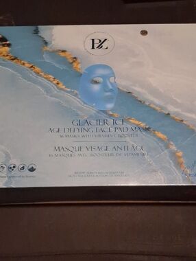 Glacier Ice Age-Defying Face Pad Mask 16 Masks With Vitamin E Booster